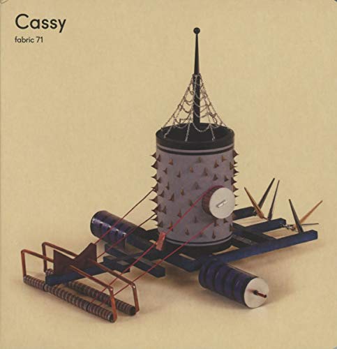 CD cover for Cassy’s “Fabric 71” featuring a surreal, spiky sculpture.