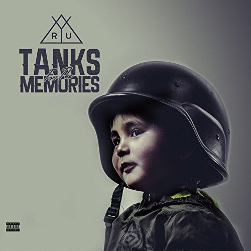 Album cover: child in military helmet, text “Tanks For The Memories”.