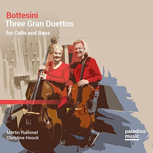 CD cover featuring two musicians with cello and double bass.