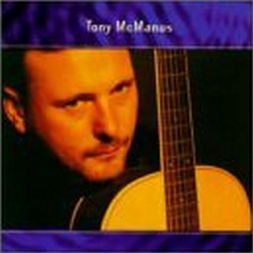 Album cover featuring a man holding a guitar, with blue patterned border.