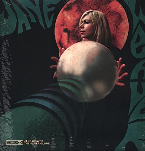 Album cover: Jane Weaver, “The Silver Globe,” featuring a woman and sphere.