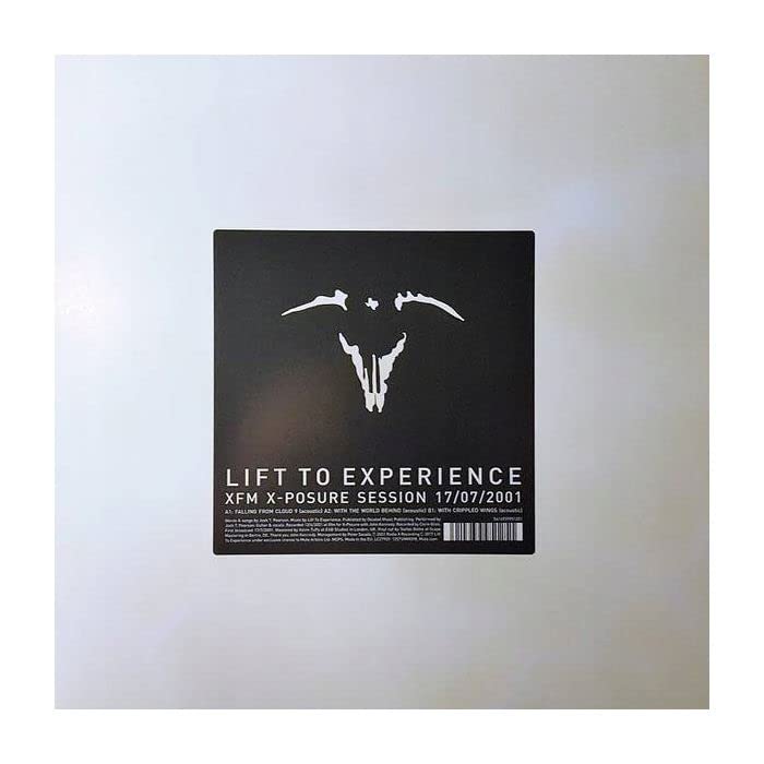 Vinyl record cover: black background with white ram skull and text.