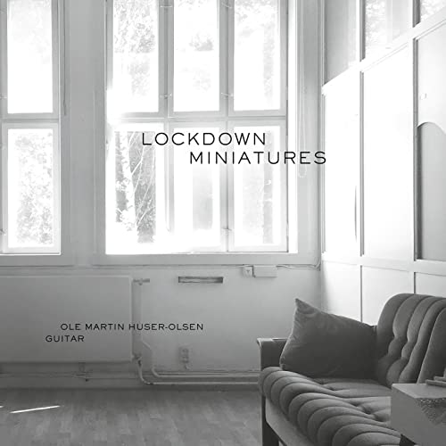 CD cover with window view, text “Lockdown Miniatures” and artist name.