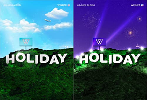 Two album covers: one with a daytime sky and one with a night sky.