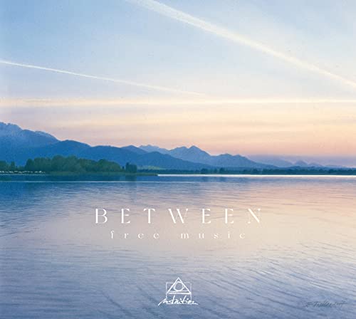 CD cover with a landscape of mountains, water, and the title “Between”.