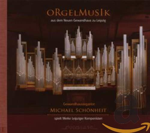 CD cover featuring a golden organ interior from Leipzig’s Neues Gewandhaus.
