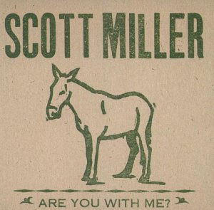 CD album cover with donkey illustration and title "Are You With Me?" by Scott Miller.