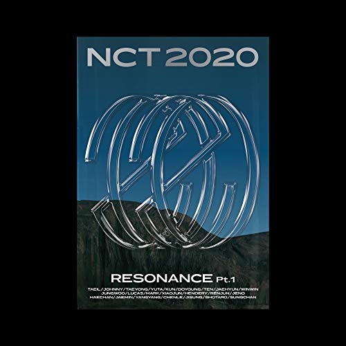 NCT Resonance Pt. 1 album cover with a blue, abstract circular design.