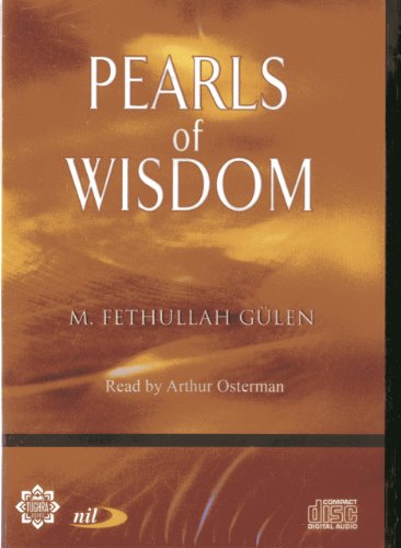 Audiobook cover for "Pearls of Wisdom" by M. Fethullah Gülen, with CD logo.