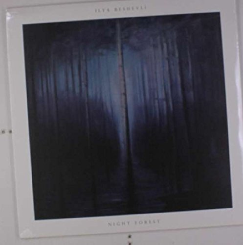 Dark, abstract forest scene on a vinyl record album cover.
