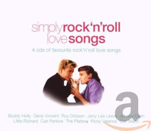 4CD set, “Simply Rock ‘n’ Roll Love Songs,” with couple’s image.