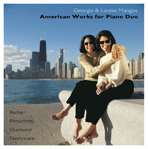 CD cover with two smiling women and the Chicago skyline in the background.