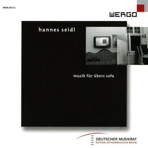 "Black CD cover with white text and a partial black-and-white room image."