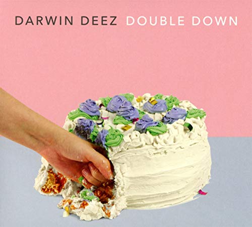 Darwin Deez album cover: hand taking a piece of frosted cake.