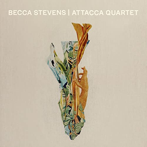 CD cover: abstract floral illustration with a small animal figure.