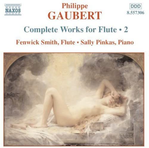 CD cover for Philippe Gaubert’s flute works, featuring classical art.