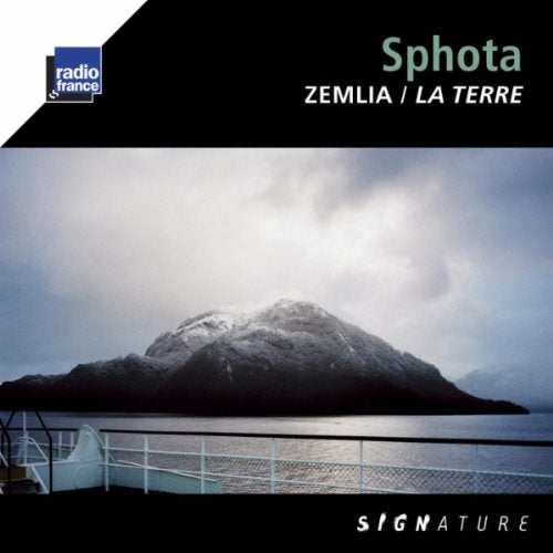 CD cover: snowy mountain landscape with text "Sphota - Zemlia La Terre".