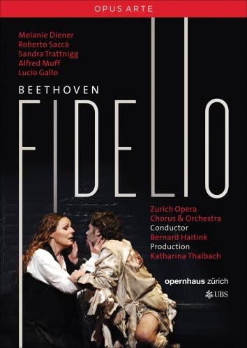 DVD cover for Beethoven’s opera *Fidelio*, featuring performers in costume.