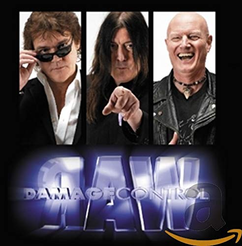 CD cover featuring three men with the band name "Damage Control" in silver.