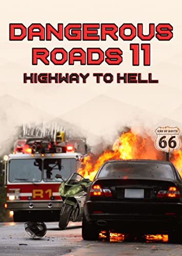 DVD cover: fiery crash scene with emergency vehicles and Route 66 sign.
