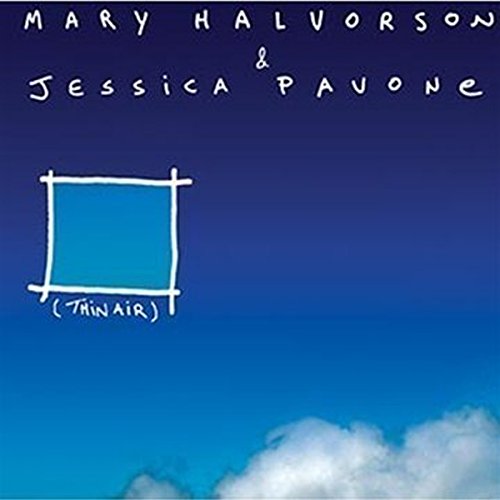 CD cover for "Thin Air" by Halvorson & Pavone, blue sky design.