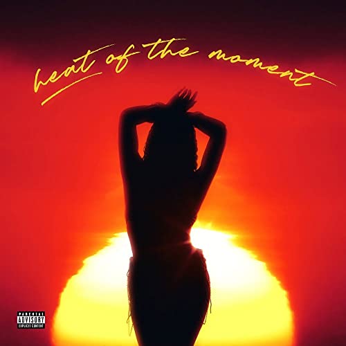 CD cover for Tink’s “Heat Of The Moment” featuring a silhouetted figure.