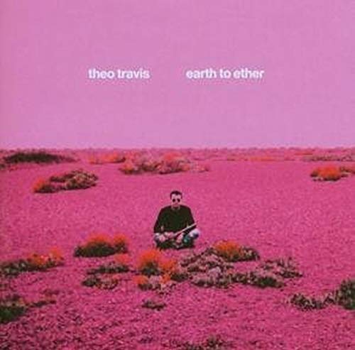 Album cover: Man with saxophone sits in a pink, expansive landscape.