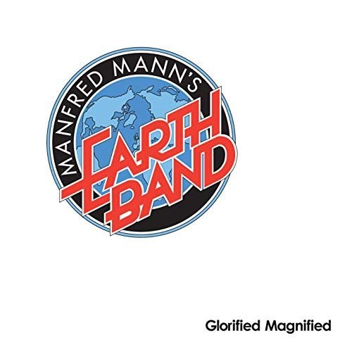 Manfred Mann’s Earth Band album cover with a globe and red text.
