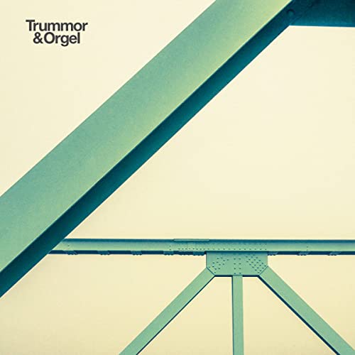 Trummor & Orgel - Longevity" vinyl album cover with a green bridge graphic.