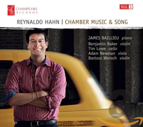 CD cover featuring a man in a striped shirt and musical text.