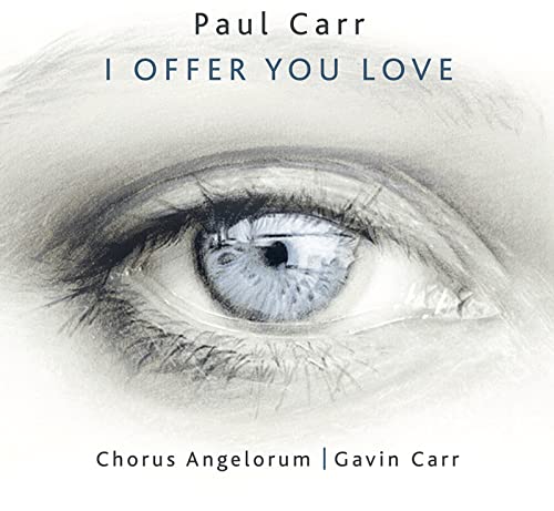 CD cover: close-up of a human eye, grayscale, with text overlay.