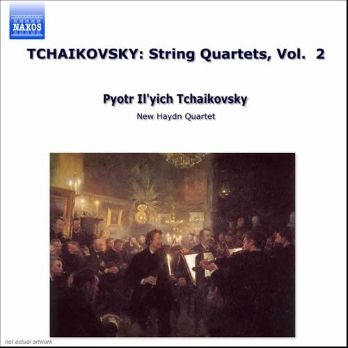CD cover for Tchaikovsky String Quartets Vol.S.B. 2 by New Haydn Quartet.