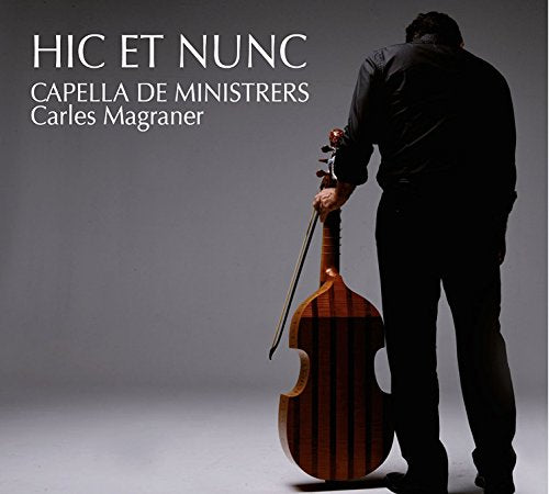 A man in black holds a cello, against a gray background, on a CD cover.