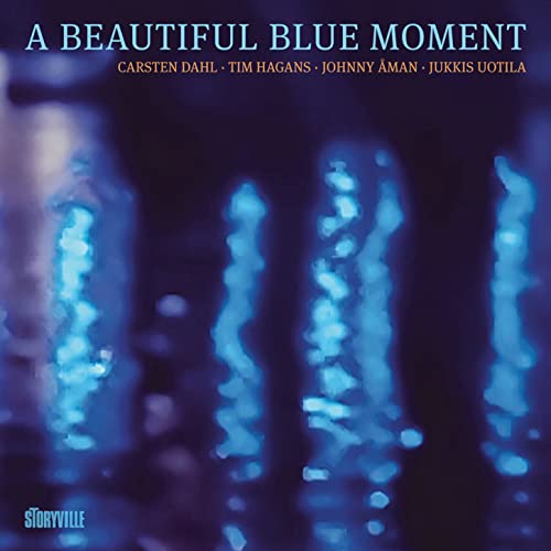 CD cover for “A Beautiful Blue Moment” by Carsten Dahl, Tim Hagans.
