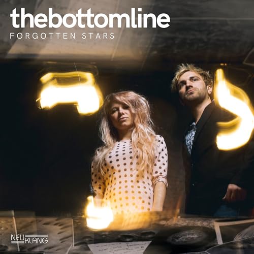 CD cover for The Bottomlineās āForgotten Starsā featuring a man and woman.