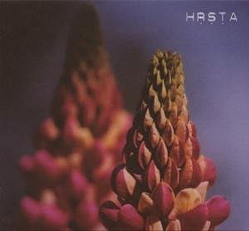CD cover with blurred, textured, reddish-brown floral shapes and “HRSTA” text.