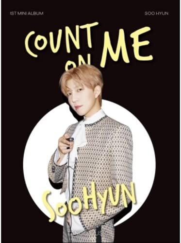 Soo Hyun album cover: portrait of a young man in patterned clothing.