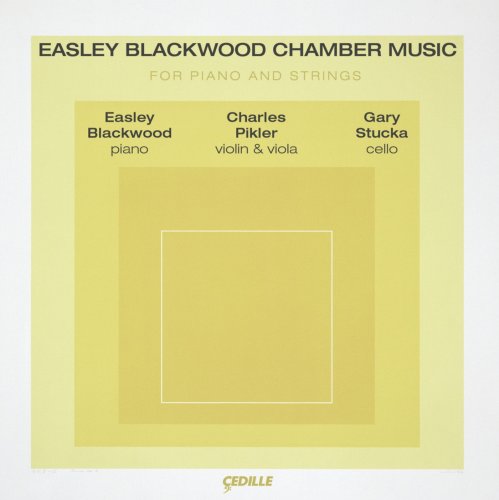 CD cover for Easley Blackwood chamber music, abstract yellow squares.