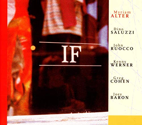CD cover for Myriam Alter’s “If” with abstract red and white imagery.