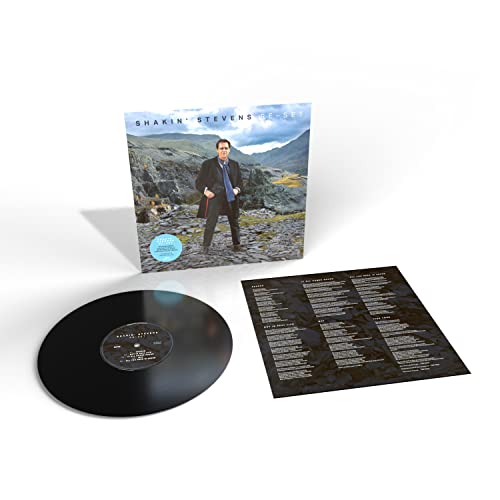 Shakin' Stevens "Re-Set" vinyl record, album cover, and inner sleeve.