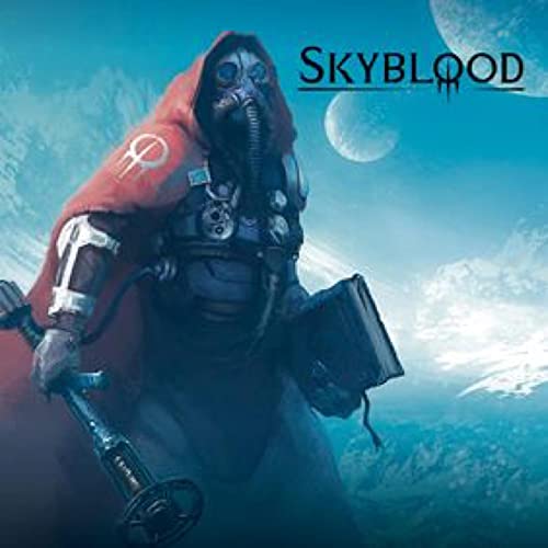 CD cover: hooded figure with gas mask against a cloudy, moonlit sky.