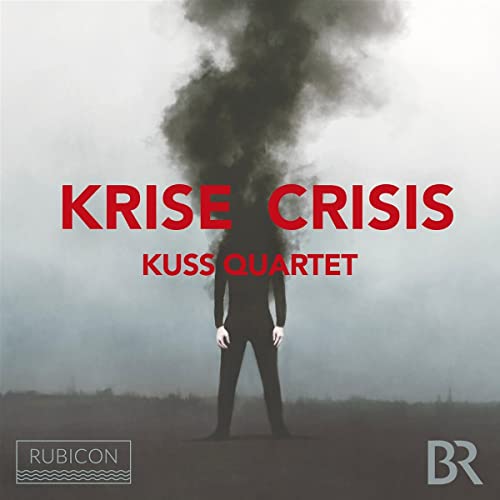 CD cover: person with smoke cloud over head, text "Krise/Crisis".