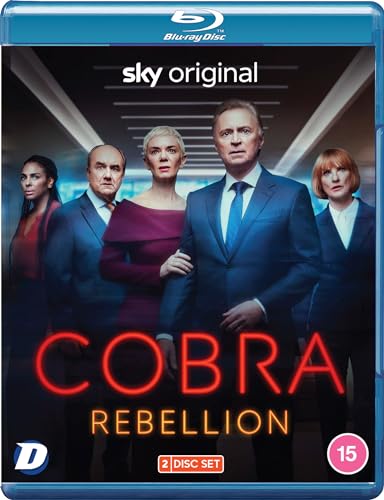 “Cobra: Rebellion” Blu-ray cover featuring a group of serious-looking people.