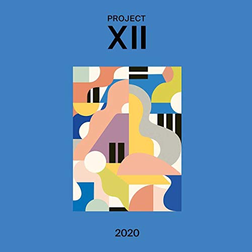 Blue album cover with abstract shapes and "Project XII 2020" text.
