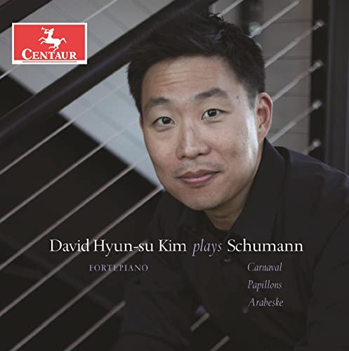 Portrait of pianist David Hyun-su Kim, CD cover for Schumann’s works.