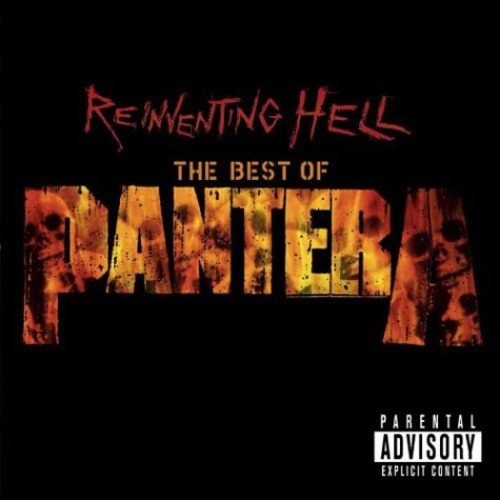DVD cover with "Reinventing Hell: The Best of Pantera" text on a black background.