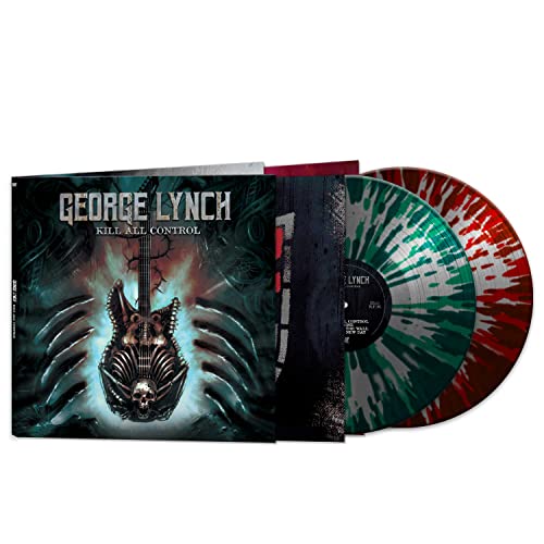 George Lynch - KILL ALL CONTROL" vinyl record with skull and guitar artwork.