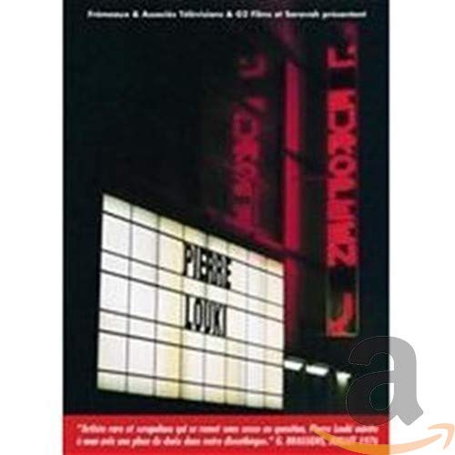 DVD cover for Pierre Louki concert, featuring a lit marquee sign.