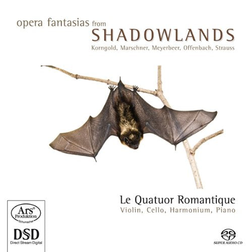 CD cover featuring a bat perched on a branch, dark and dramatic imagery.