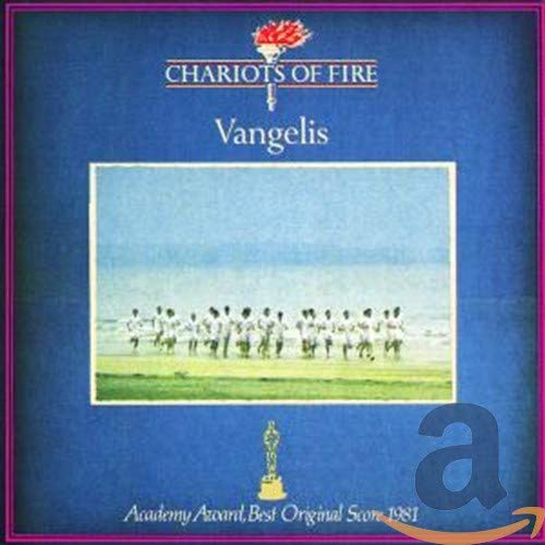 CD cover for Vangelis' Chariots of Fire featuring runners on a beach.